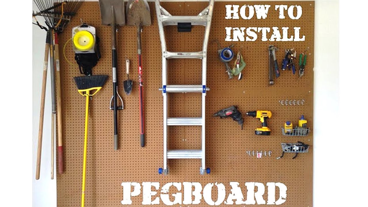 How to Install Pegboard