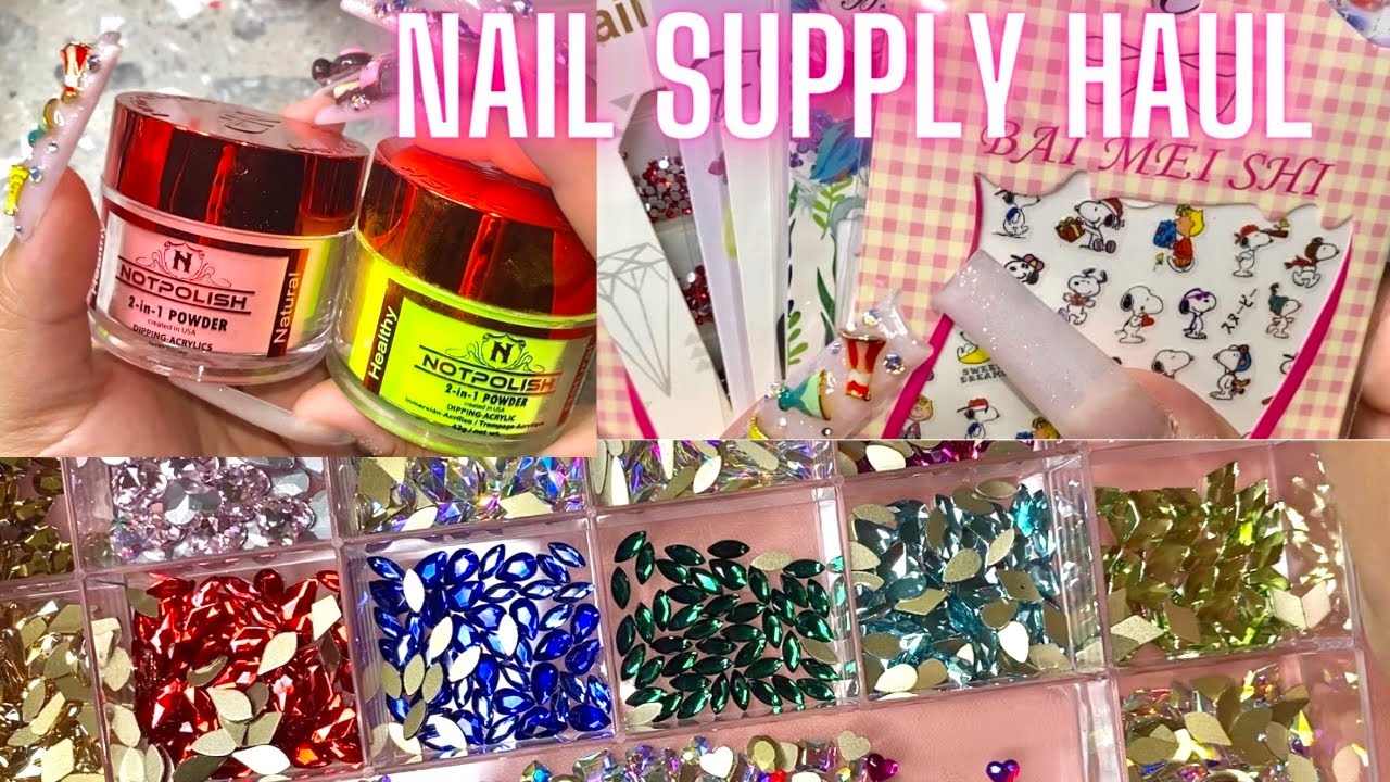 NAIL SUPPLY HAUL | NAIL ART HAUL | NAIL TECH ESSENTIALS | AFFORDABLE NAIL ART | MY FAV TIPS & TRICKS
