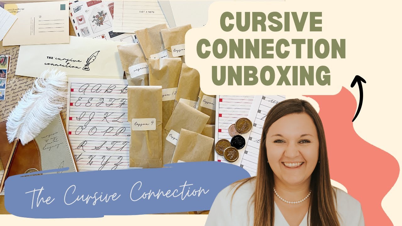 The Cursive Connection Unboxing | Which Cursive Curriculum should I use? | Full Handwriting Program