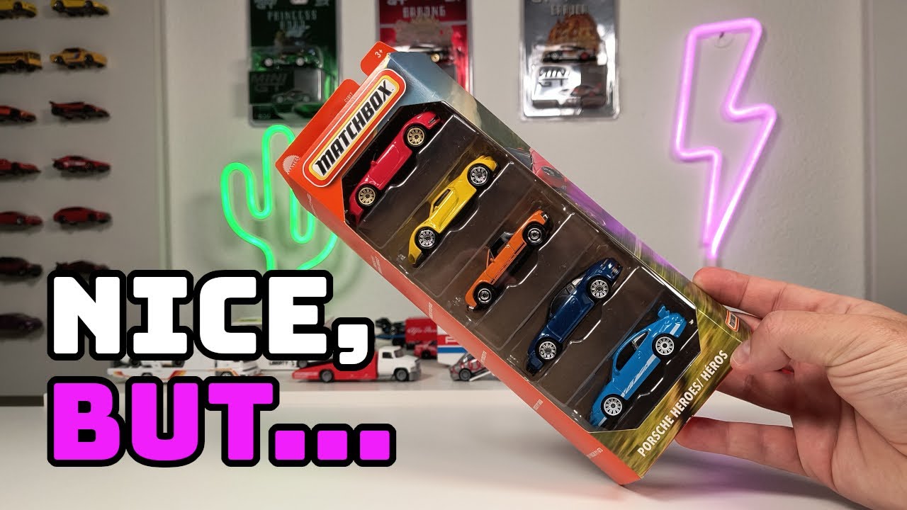 Unboxing/Review: BRANDNEW 2025 Matchbox 5-Pack Porsche Heroes