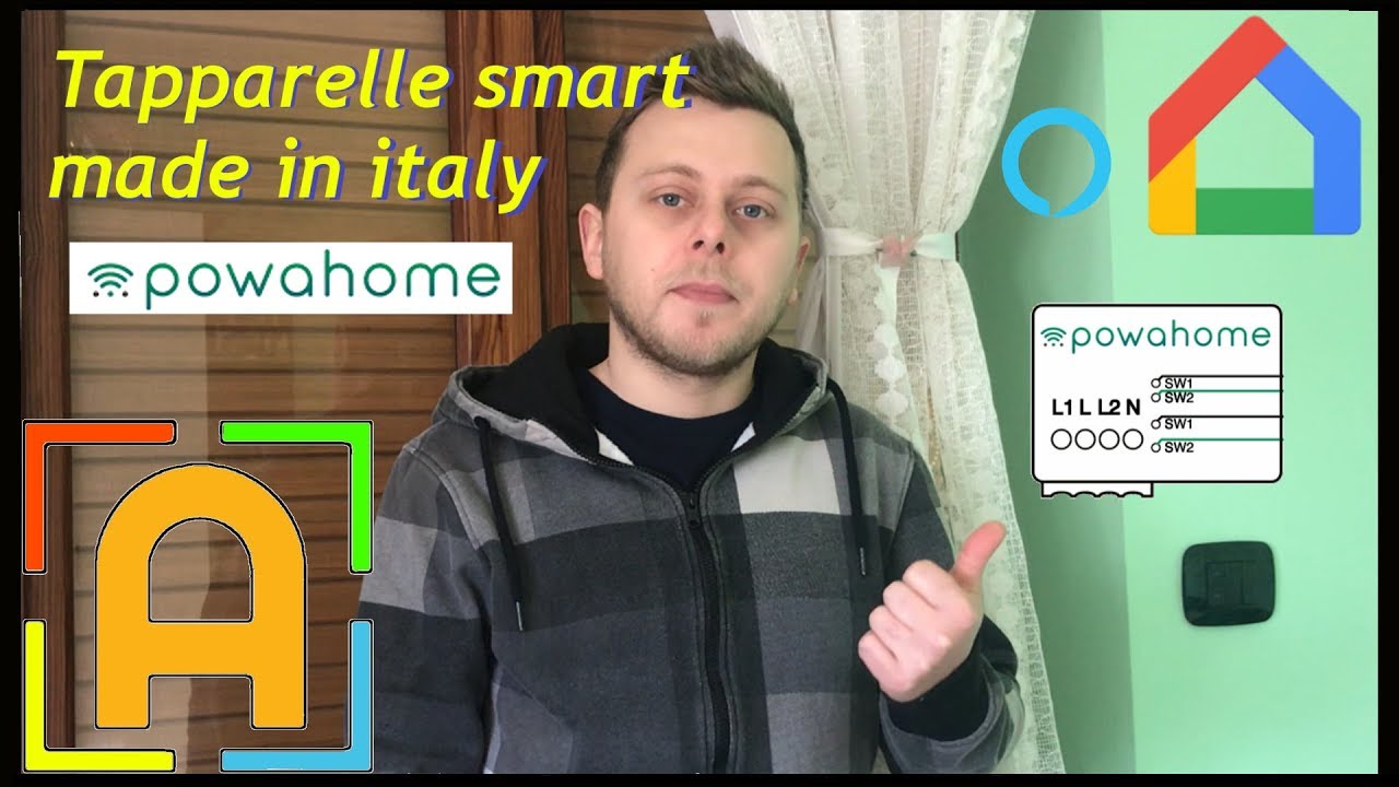 Tapparelle smart con powahome - apertura parziale in percentuale con google ed alexa