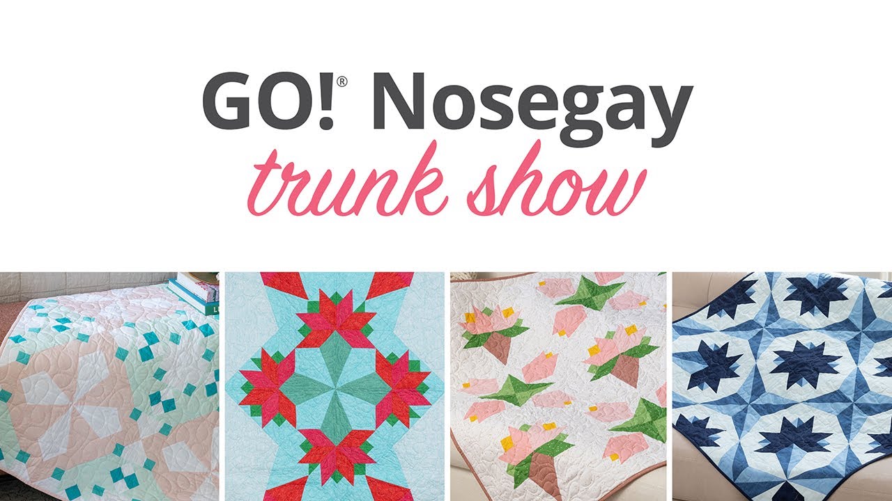 GO! Nosegay Block on Board Die Trunk Show | Project Inspiration & Free Patterns