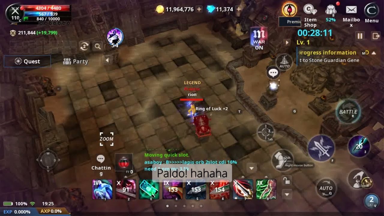 38k FG Ring?! FT1 Drop Compilation Lvl 110 Blader - Cabal Infinite Combo Sea