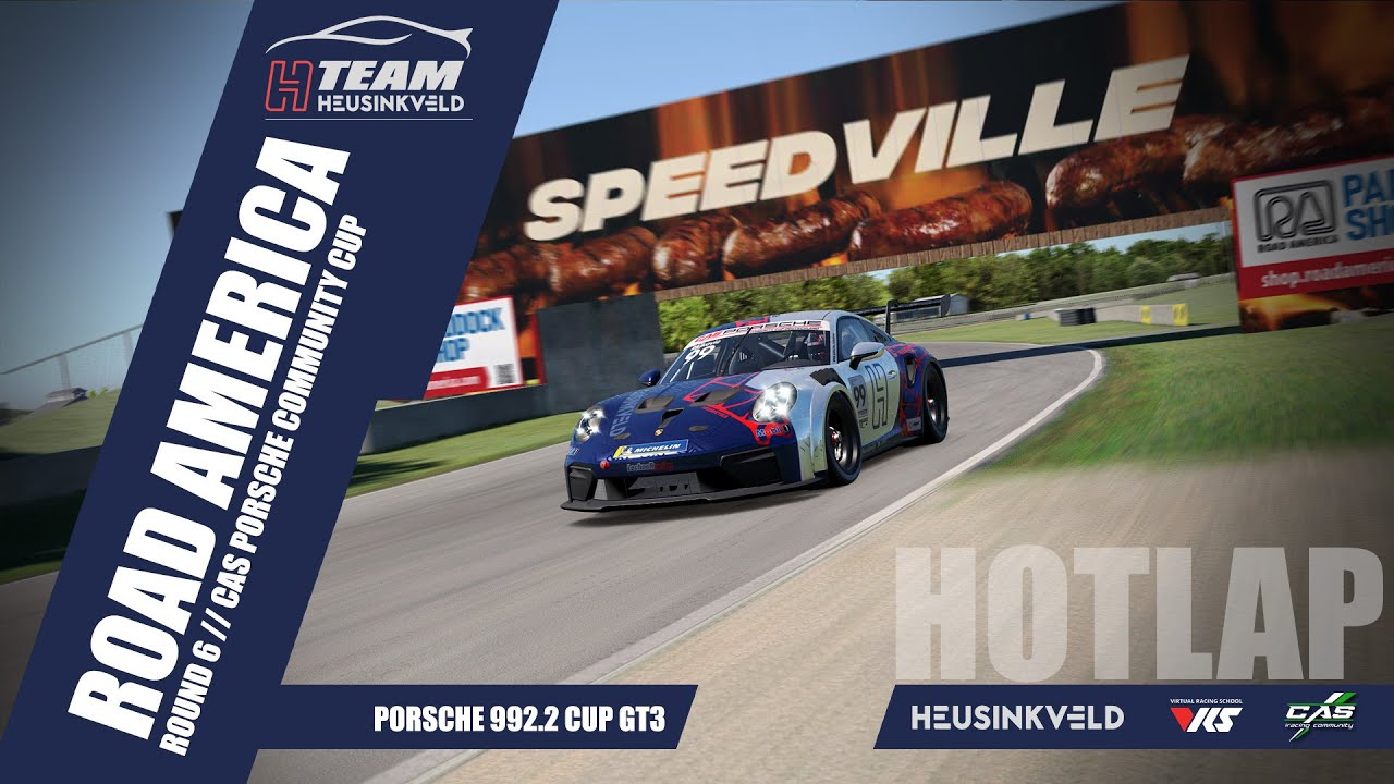 Hotlap // CAS Porsche Cup | Road America | Porsche 992.2 Cup GT3 | Team Heusinkveld | VR