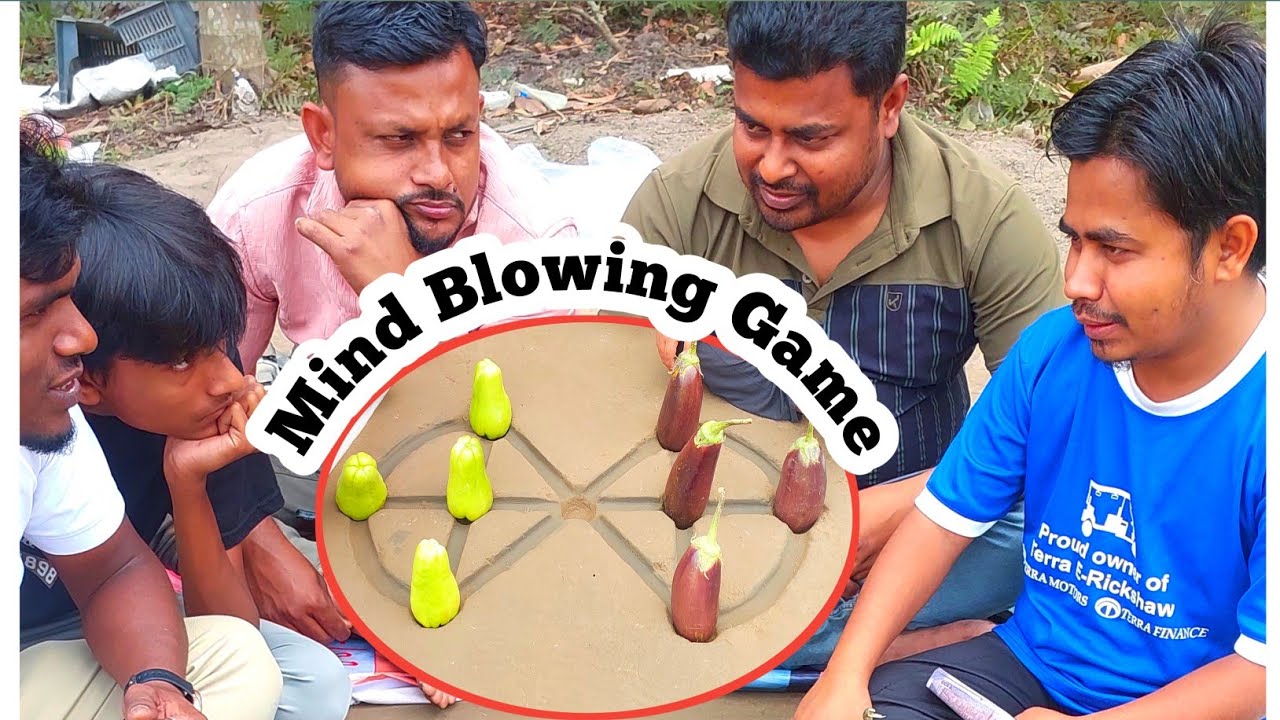 Play games with friends and relieve Mind  //  Village Outdoor game with fun group /