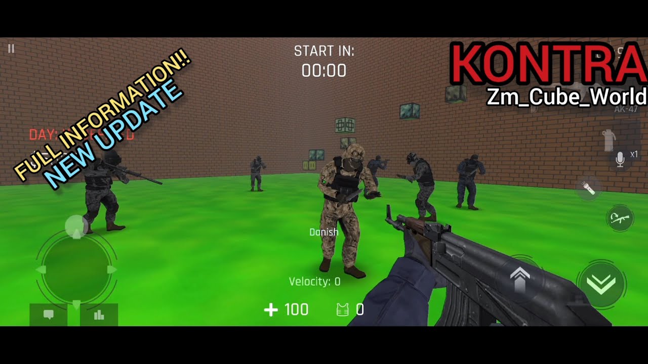 Kontra Multiplayer Fps - New Update Full Details And Zombie 🧟 Mode Gameplay !!