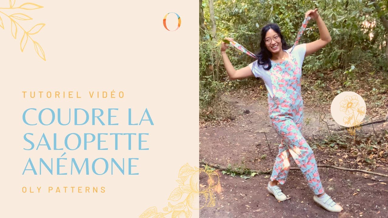 DIY : Coudre la salopette unisexe Anémone - Oly Patterns | Patron à télécharger