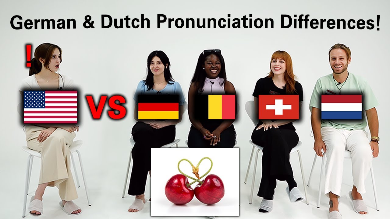 American Was Shocked By Dutch and German Word Differences!! (Germany, Belgium, Swiss, Netherlands)