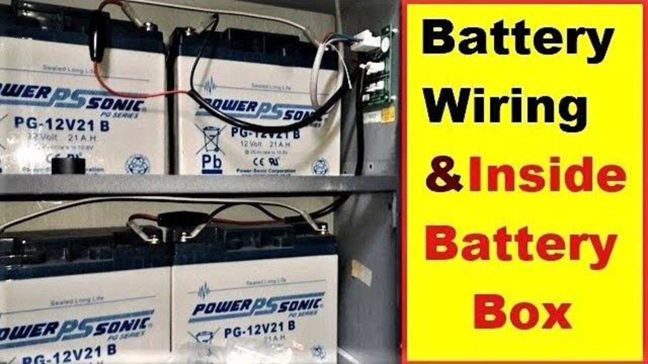 PART 43- Gent Vigilon Fire Alarm System – Battery Wiring & Inside Battery Box