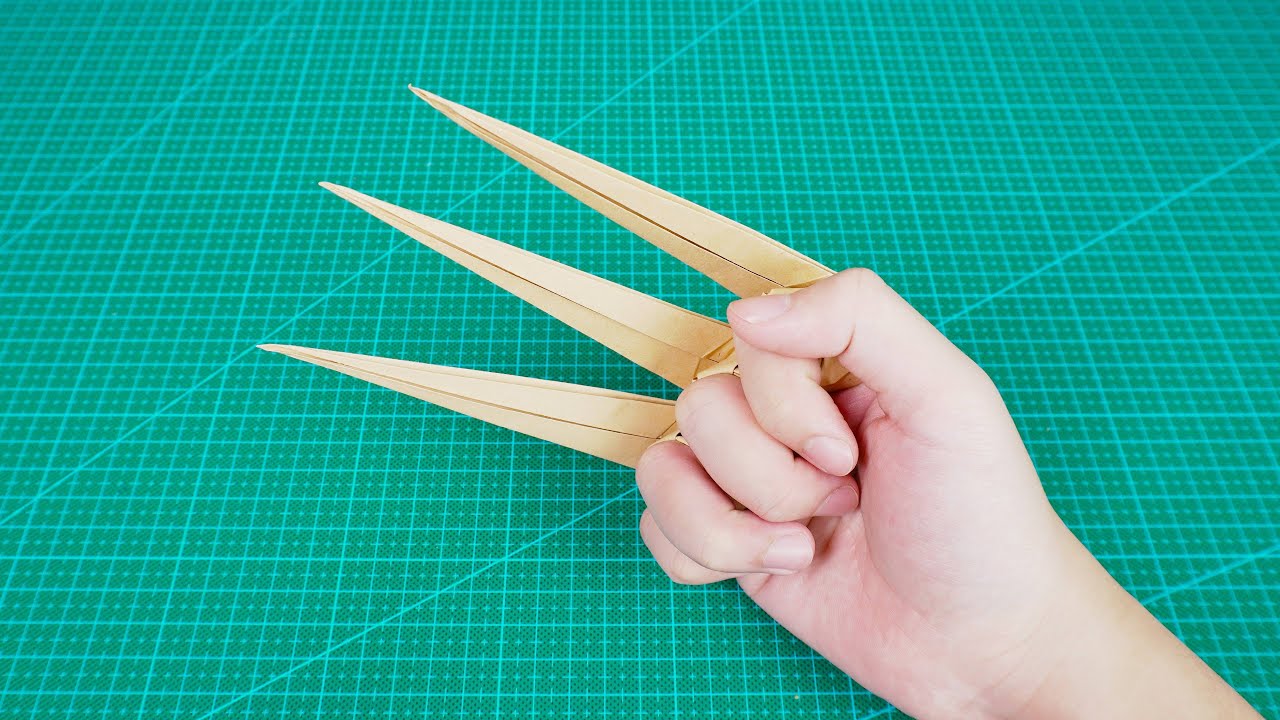 【Daoche】Origami - Claw Thorn // 會變形的摺紙爪刺，金剛狼看了都想要！
