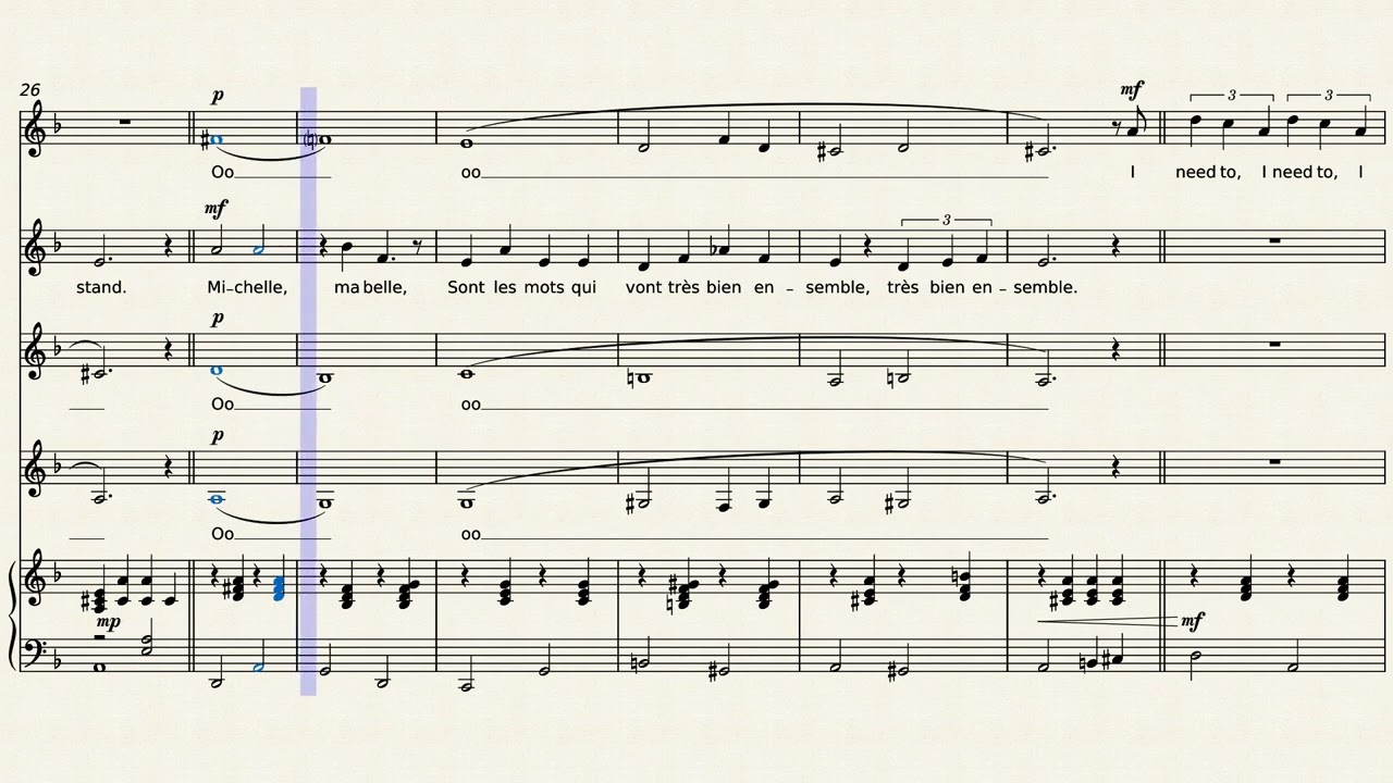 Michelle – The Beatles (SSAA Choir)