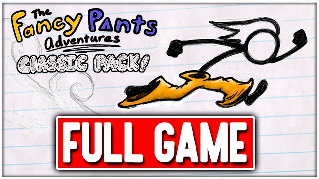 THE FANCY PANTS ADVENTURES CLASSIC PACK Gameplay Walkthrough FULL GAME No Commentary