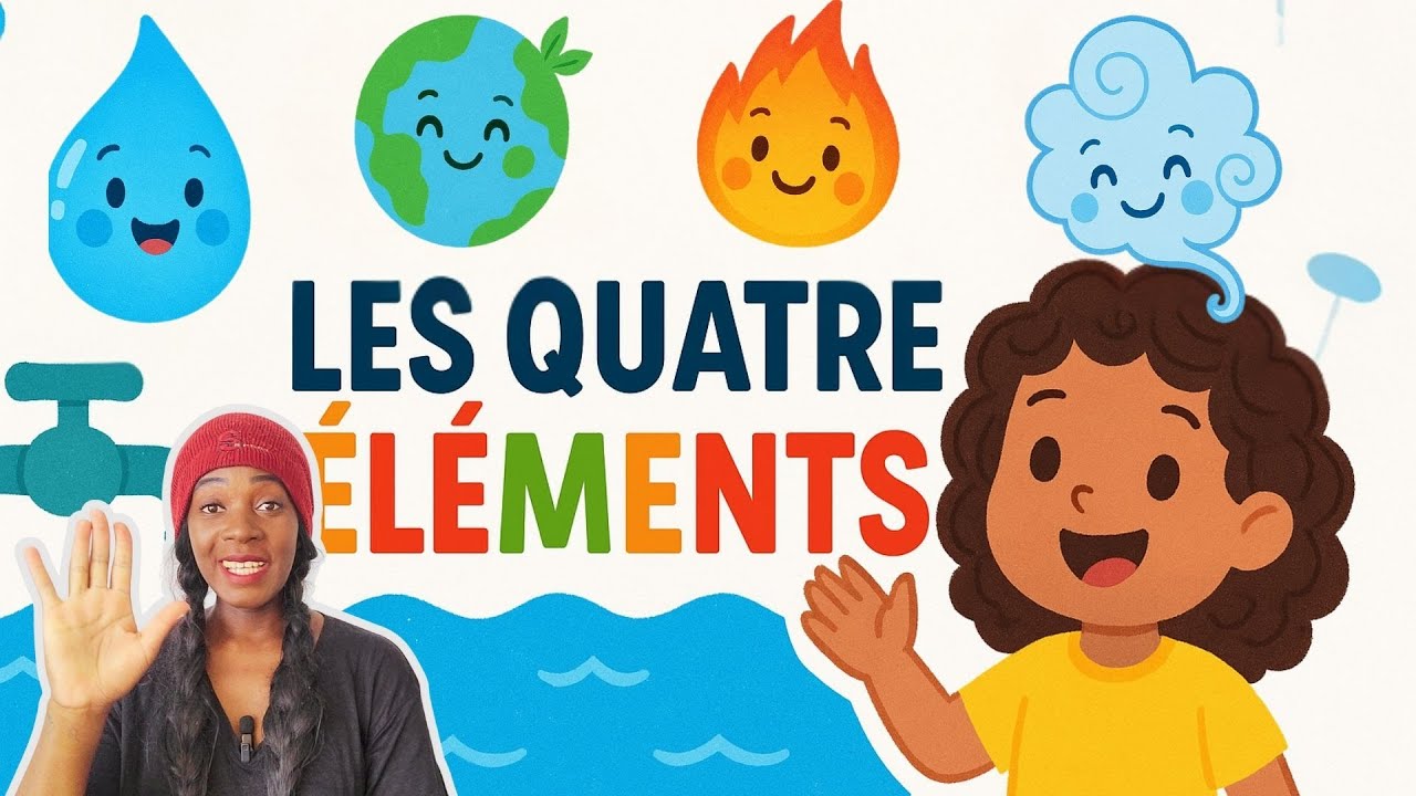 🌍🔥💧🌬️ Les 4 éléments – Comptine éducative pour enfants (0–5 ans)