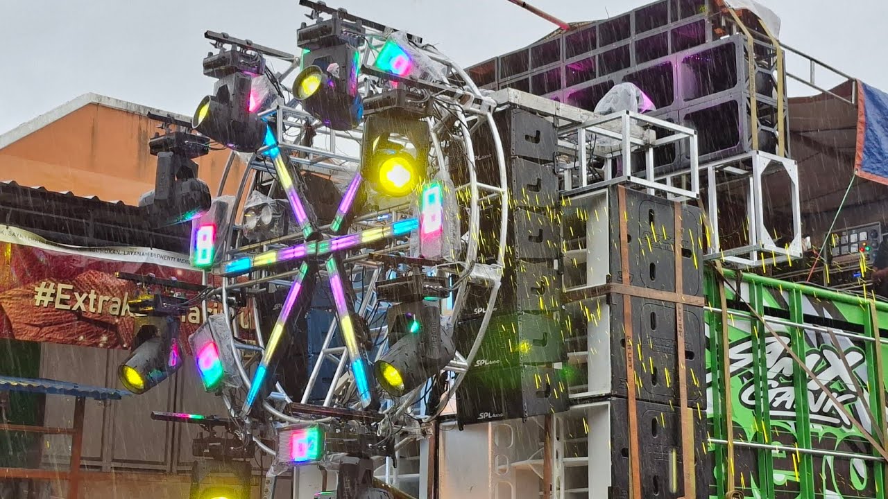 Aeromax Cek Sound di tengah Hujan deras Karnaval Wonokerso 23 Januari 2026