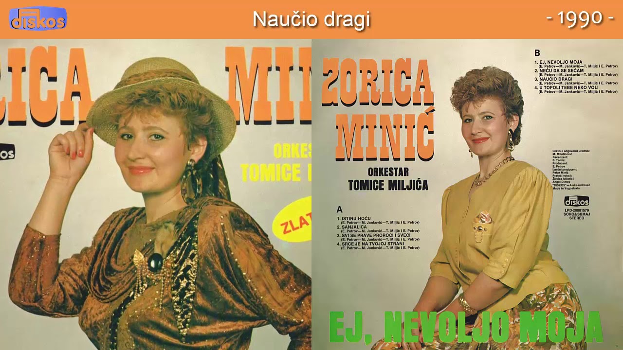 Zorica Minic - Naucio dragi - (Audio 1990)
