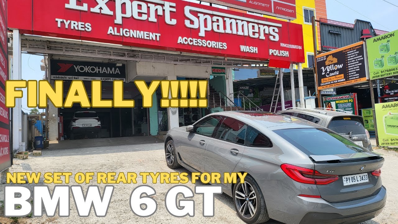 BMW 6GT gets new set of rear tyres and how much does it cost? #bmw #tyres #wheelalignment #pirelli