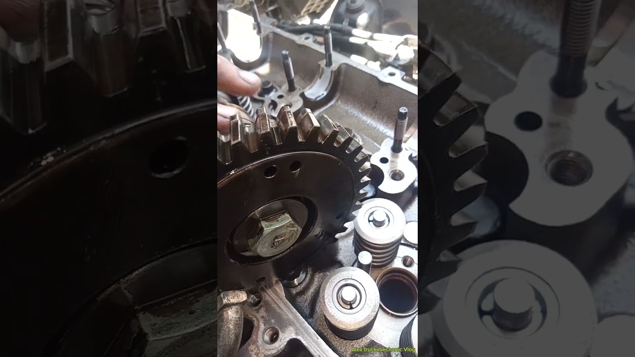 isuzu 4hl1|panoorin kung paano ko e set ng tama ang camshaft gear. 
