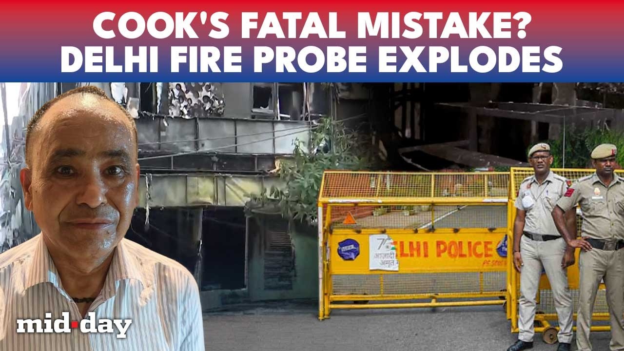 Delhi Fire HORROR: Cook Arrested As Probe Uncovers Chilling Final Moments Before Blaze