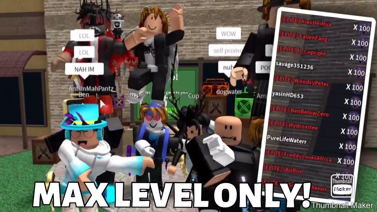 MM2 But Everyone Is MAX LEVEL..