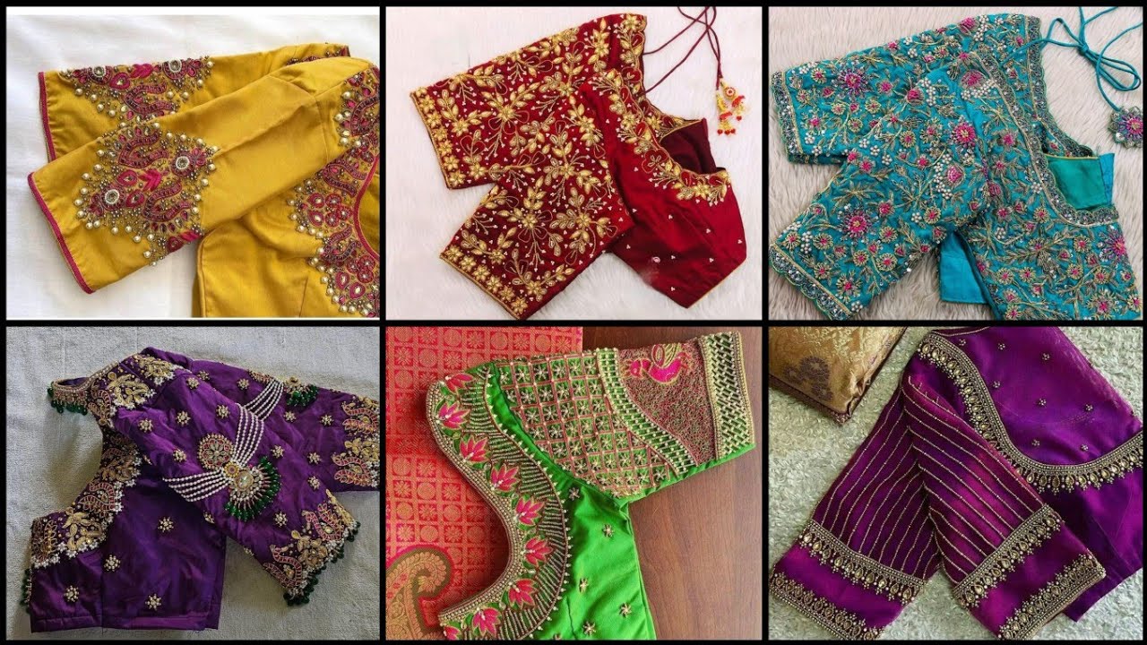 Latest Maggam Work Blouse Design/Aari Work Blouse Design/Latest Bridal Blouse Design
