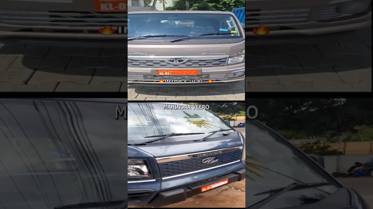 Which truck you like? Tata Intra V70 or  Mahindra Veero