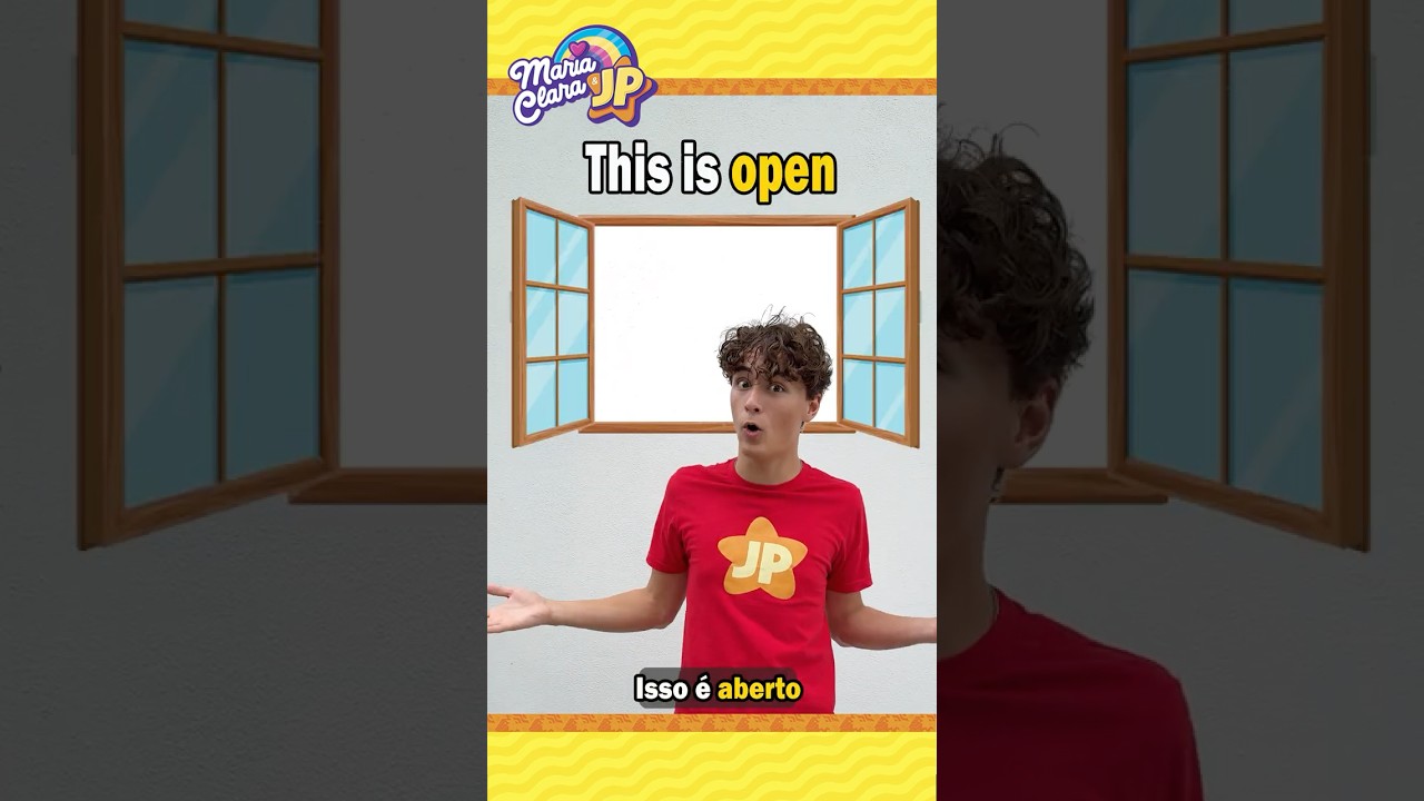 Vamos explorar alguns opostos com Maria Clara e JP em ingl&ecirc;s!