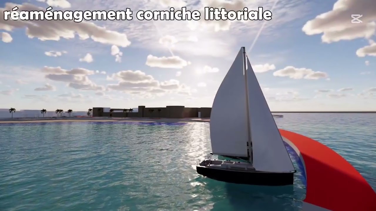 Image se synthèse 2025        Réaménagement urbain à Hammamet