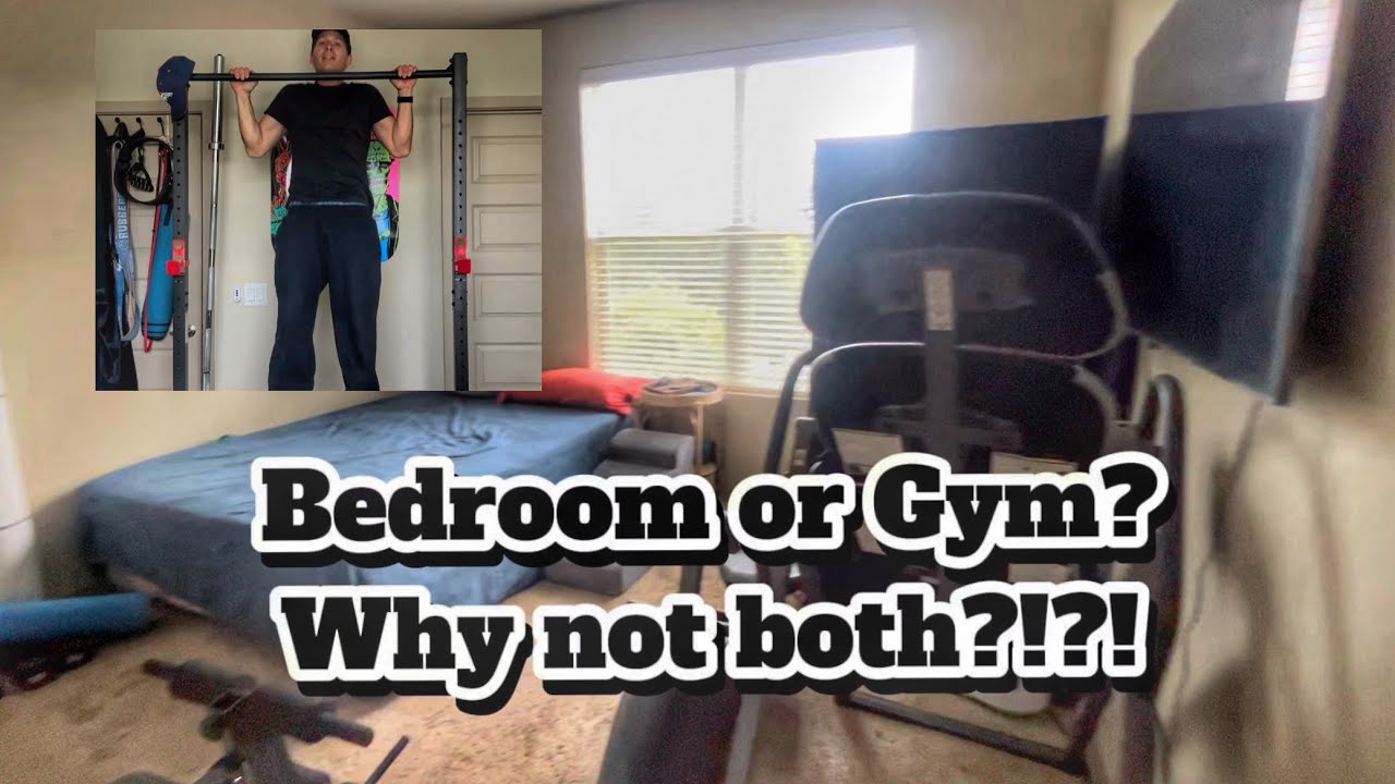 How I Built a FULL Home Gym in My Bedroom (Cheap & Space Saving Setup)