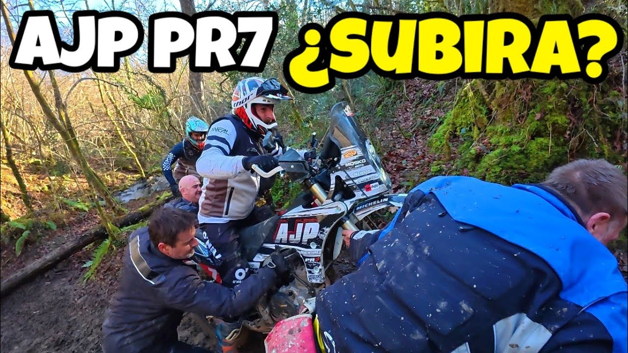 😱AJP en APUROS por RUTA HARD TRAIL ❌️NO APTA❌️ para MOTOS GORDAS