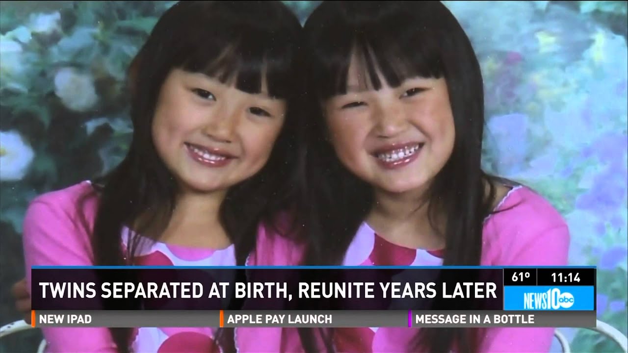 SEPARTED AT BIRTH: Twins from China are reunited years later