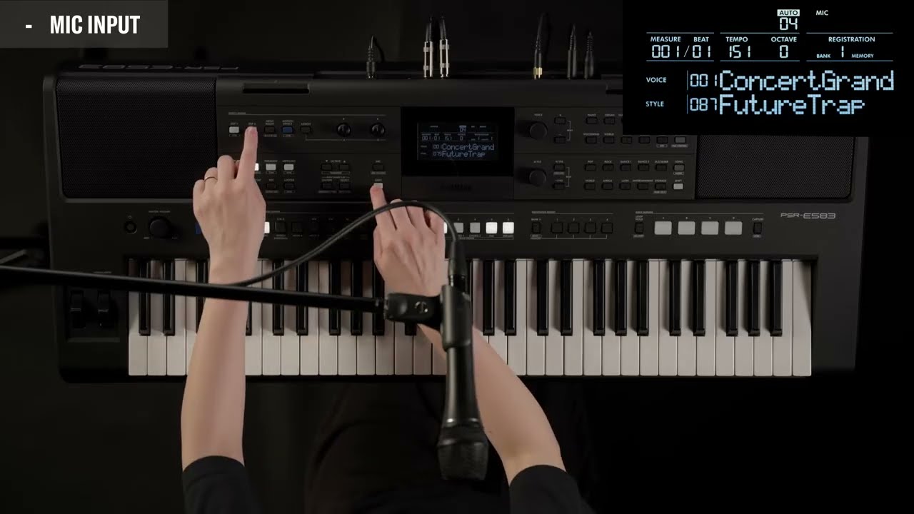 Yamaha PSR E483 And PSR E583 Walkthrough