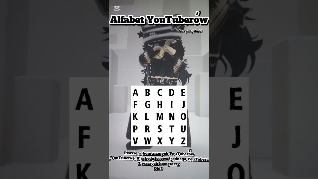 Nati. alfabet YouTuber&oacute;w /YouTuberek. #wybijsie. 😉