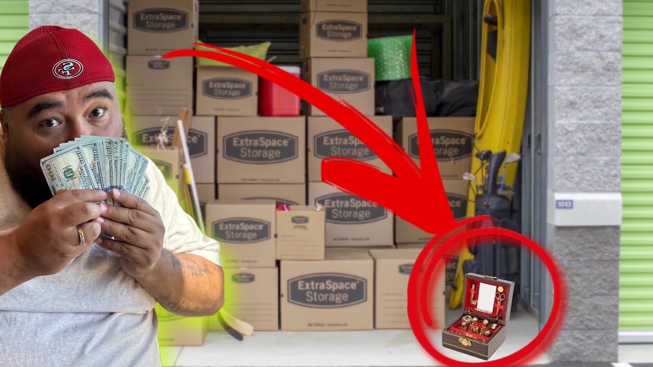 Found Stuffed JEWELER BOX! Bought Hoarders Abandoned Storage Unit