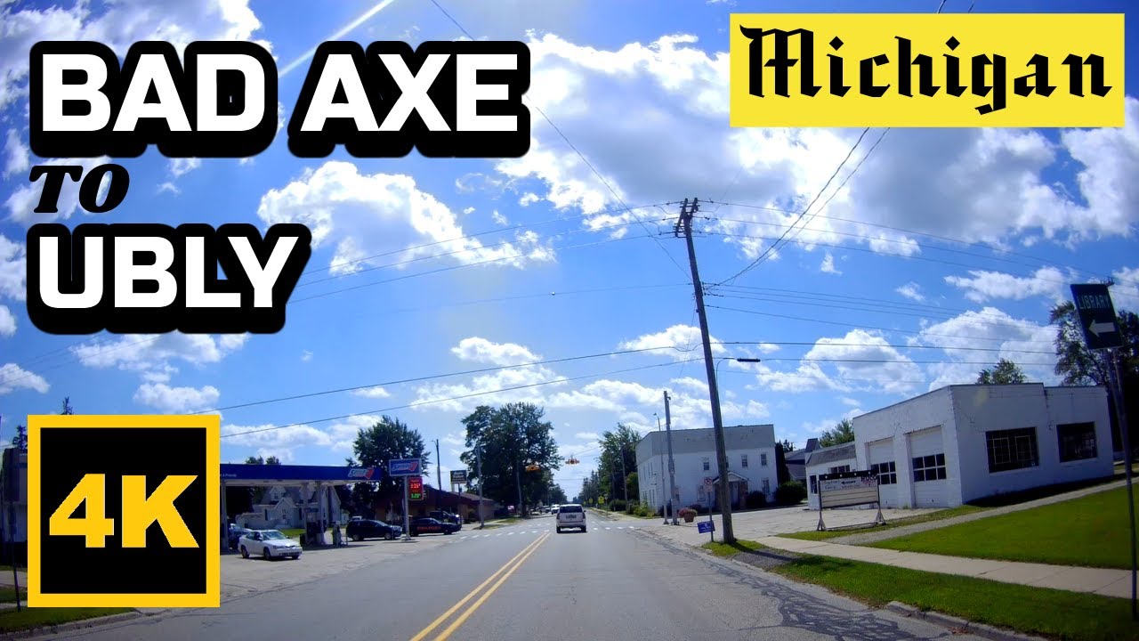 4K Drive - Michigan | Bad Axe to Ubly | Driving with Relaxing Music | ASMR | Aug. 2021