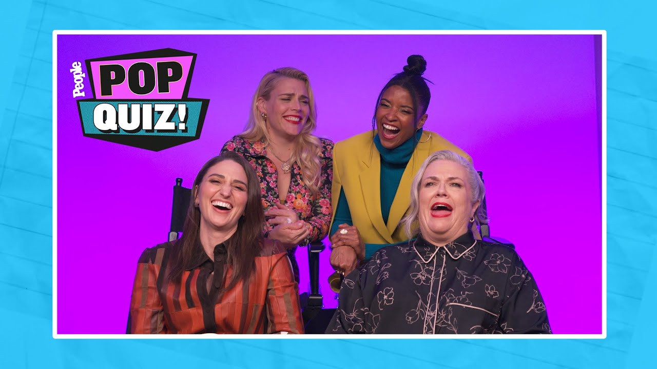 Sara Bareilles and the Cast of &lsquo;Girls5eva&rsquo; Are Very In Sync | PEOPLE Pop Quiz | PEOPLE
