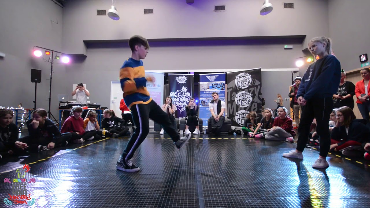 Free Mind 2019 / Ćwierćfinał Hip Hop 1vs1 13+ / Filip vs Alicja