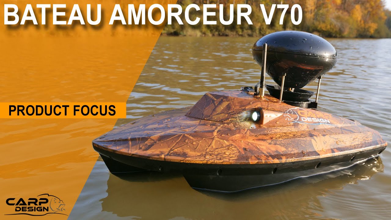 V70 - Carp Design - Bateau Amorceur Pêche de la Carpe