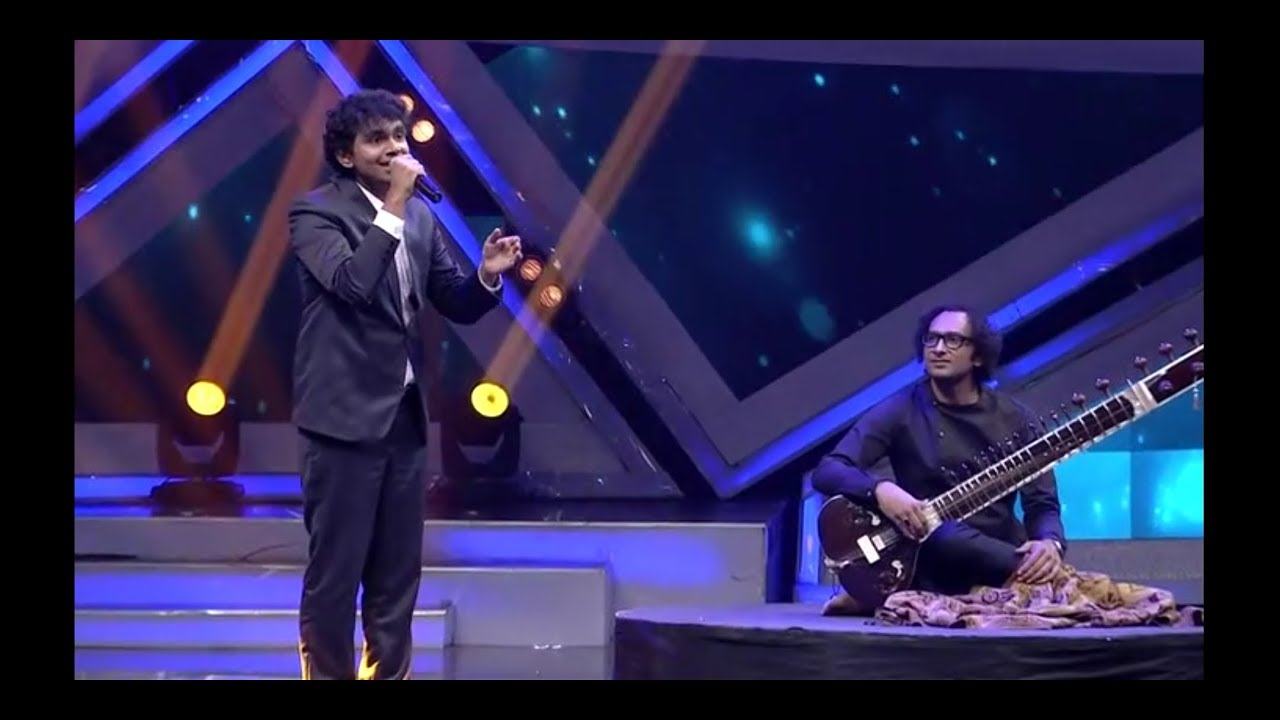 Nanda En Neela !! Super Singer Srikanth at Set Finals with Azad Khan