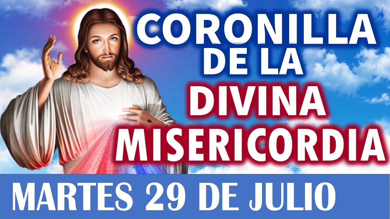 CORONILLA a la DIVINA MISERICORDIA de HOY MARTES 29 DE JULIO 🕊️ Rosario a la Divina Misericordia🙏