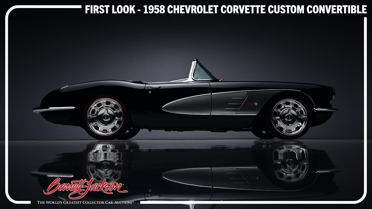 FIRST LOOK - 1958 Chevrolet Corvette Custom Convertible Resto-Mod - BARRETT-JACKSON NEW ORLEANS