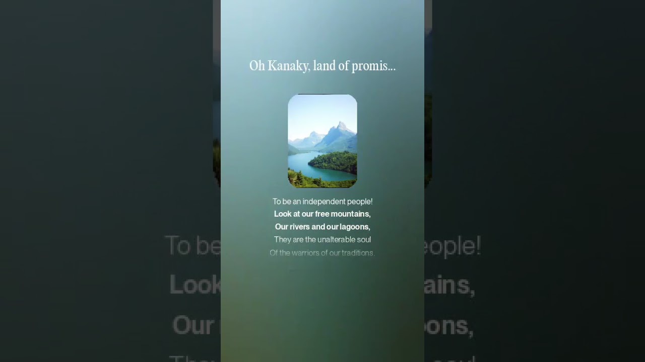 Oh Kanaky, land of promise - 55 - (drum and bass, indie, pop, mellow n°2) - english