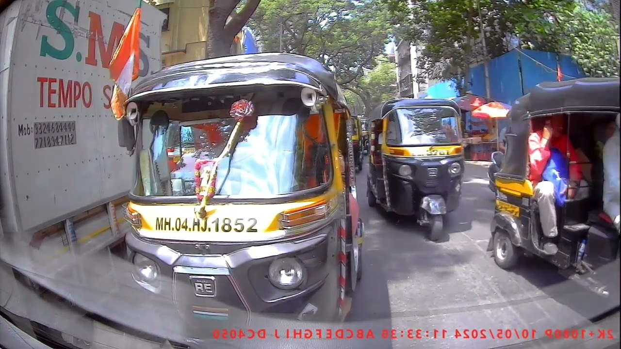 Blaupunkt dashcam DC 4050 wifi front & rear camera in day time