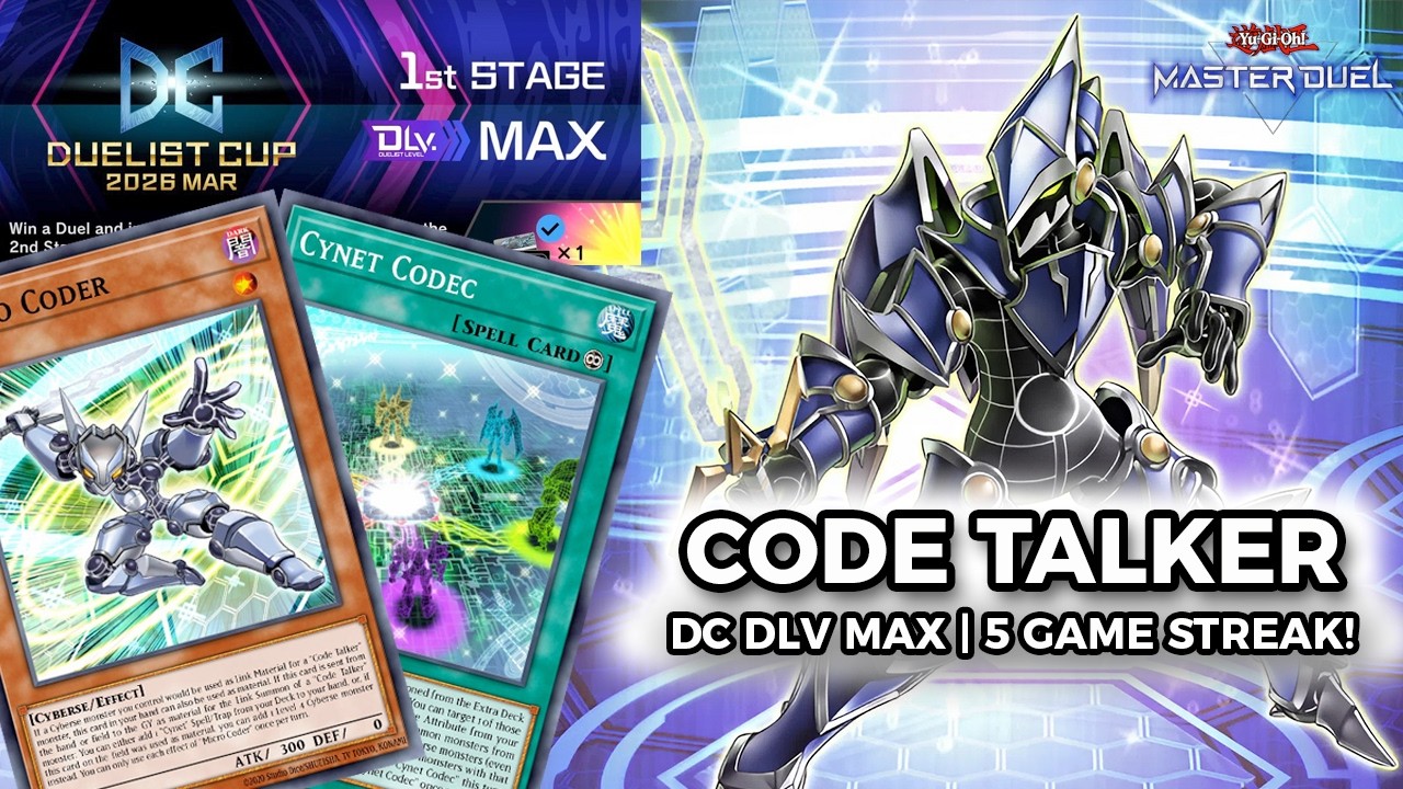 5-0 Streak! Code Talker DLV Max Duelist Cup March 2026 - Yu-Gi-Oh! Master Duel