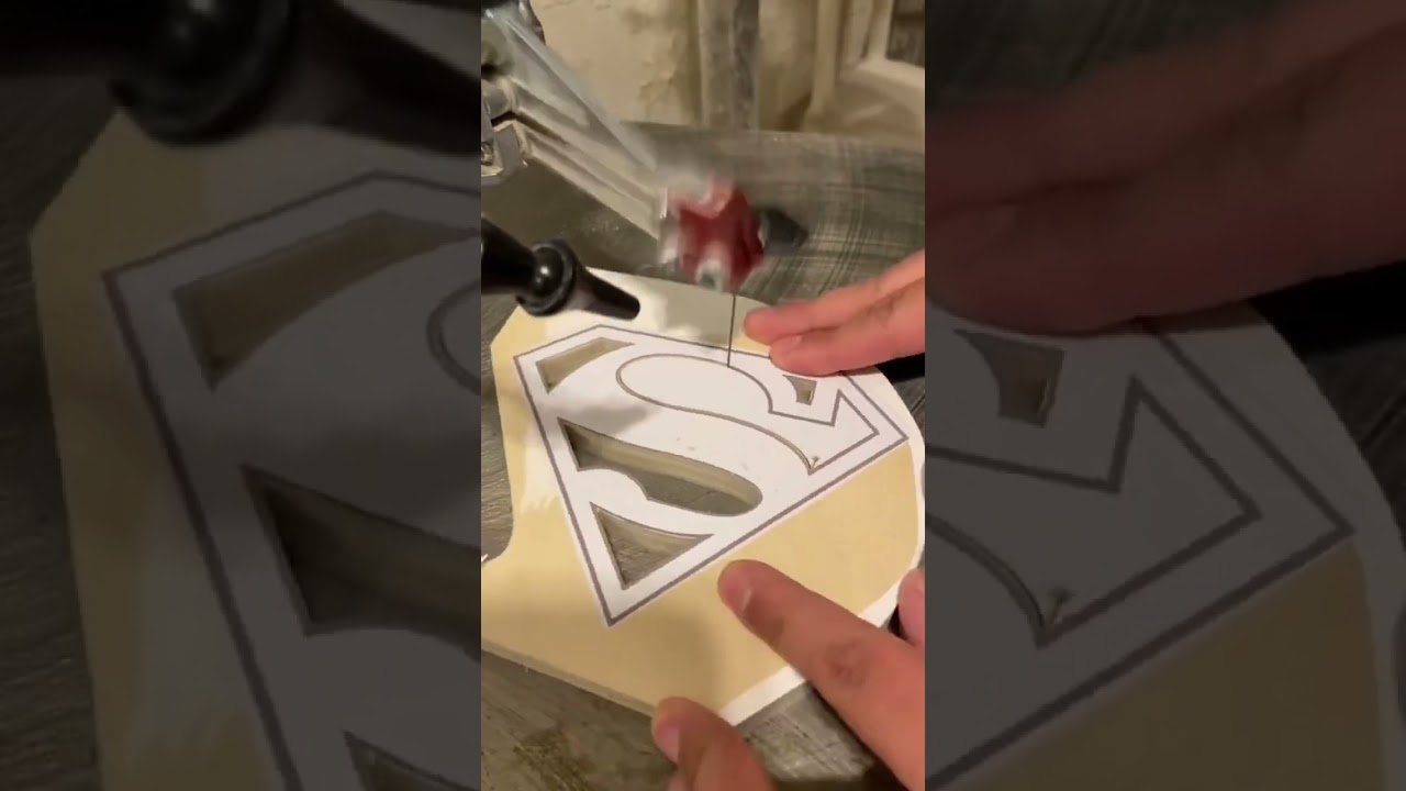 Fun little piece #woodworking #scrollsaw #superman #dccomics