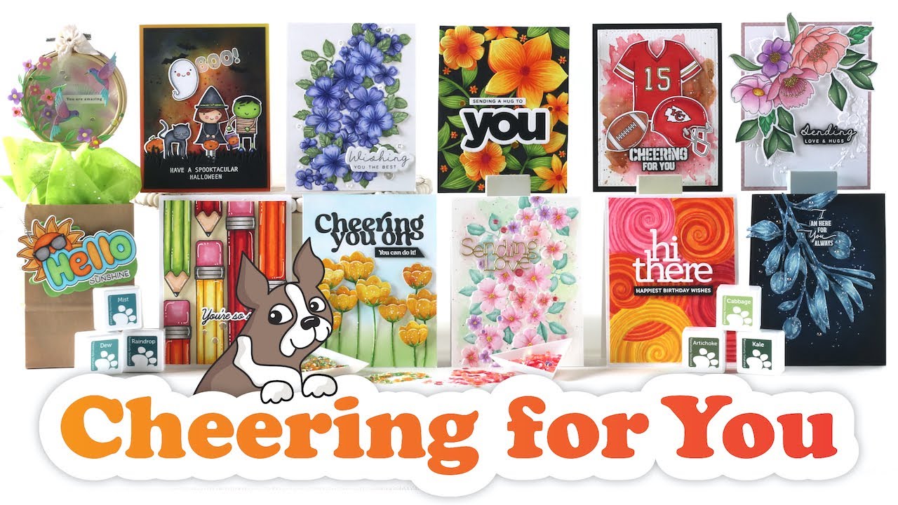 A Beautiful Array! Showcase of Our NEW Exclusive Cheering for You Collection by Simon Says Stamp!