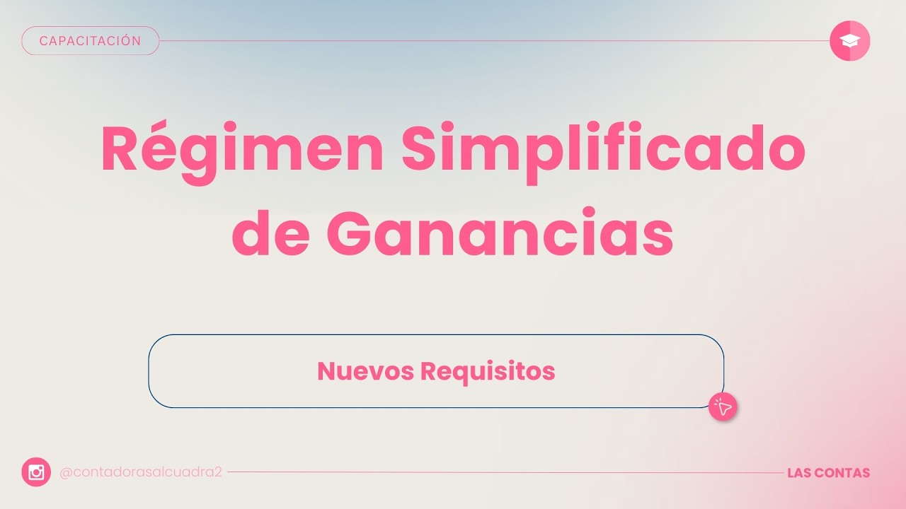 [Clase Gratuita] Regime Simplificado de Ganancias