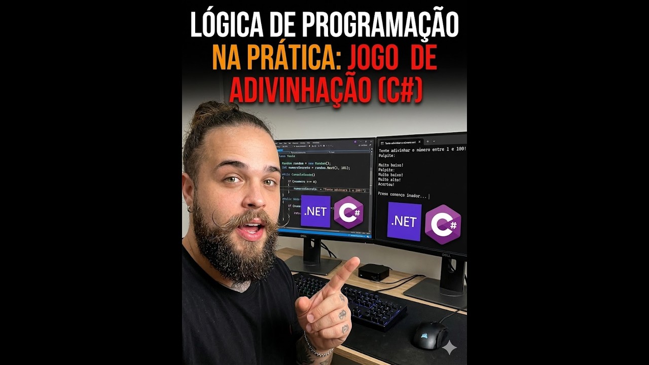 Lógica de Programação na Prática: Jogo de Adivinhação (C#)