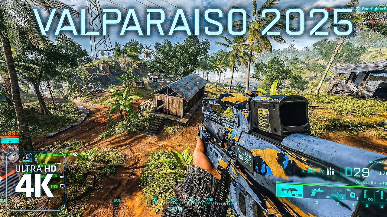 Valparaiso in 2025｜Battlefield 2042 Conquest Gameplay｜4K