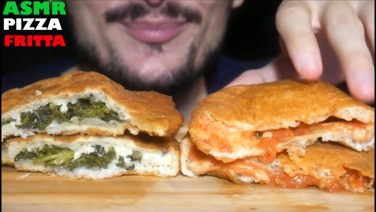 MUKBANG ITA | PIZZA FRITTA - PANZEROTTI PUGLIESI EATING SHOW ITALIANO *ASMR PIZZA NO TALKING CIBO 먹는