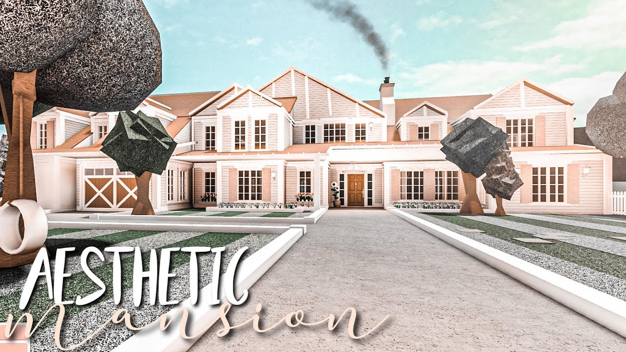 Aesthetic Mansion Bloxburg Speebuild